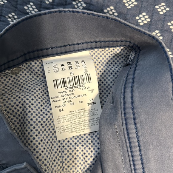 BRAX COOPER FANCY REGULAR FIT JEANS STRAIGHT Stretch SIZE 38x34 - Picture 3 of 5